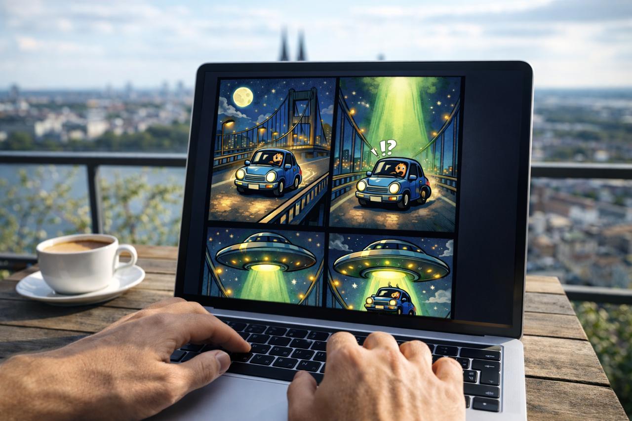 KI erstellt einen Comic